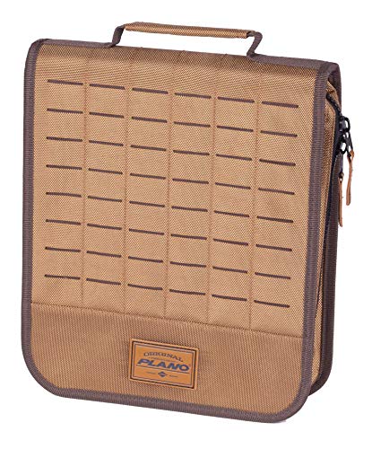 Plano Herren Plabg110 Angeltasche, Khaki mit braunem und schwarzem Rand, Einheitsgröße Plano Herren Plabg110 Angeltasche, Khaki mit braunem und schwarzem Rand, Einheitsgröße von Plano