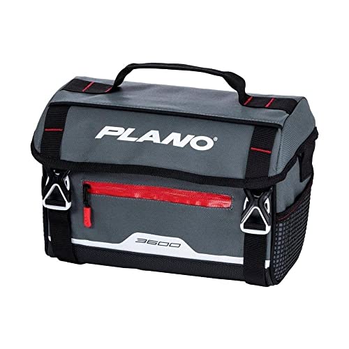 Plano Weekend Series 3600 Softsider Tackle Bag, grauer Stoff, inklusive 2 3600 Stowaway Utility Tackle Boxes, weiche Aufbewahrungstasche für Angelgeräte, wasserabweisend Plano Weekend Series 3600 Softsider Tackle Bag, grauer Stoff, inklusive 2 3600 Stowaway Utility Tackle Boxes, weiche Aufbewahrungstasche für Angelgeräte, wasserabweisend von PLANO