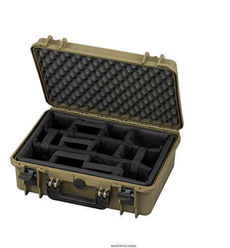 Panaro Max Cases, Fotokoffer mit Unterteilungen aus Kunststoff, gepolstert, Keine Art, Grün, M Panaro Max Cases, Fotokoffer mit Unterteilungen aus Kunststoff, gepolstert, Keine Art, Grün, M von MAX