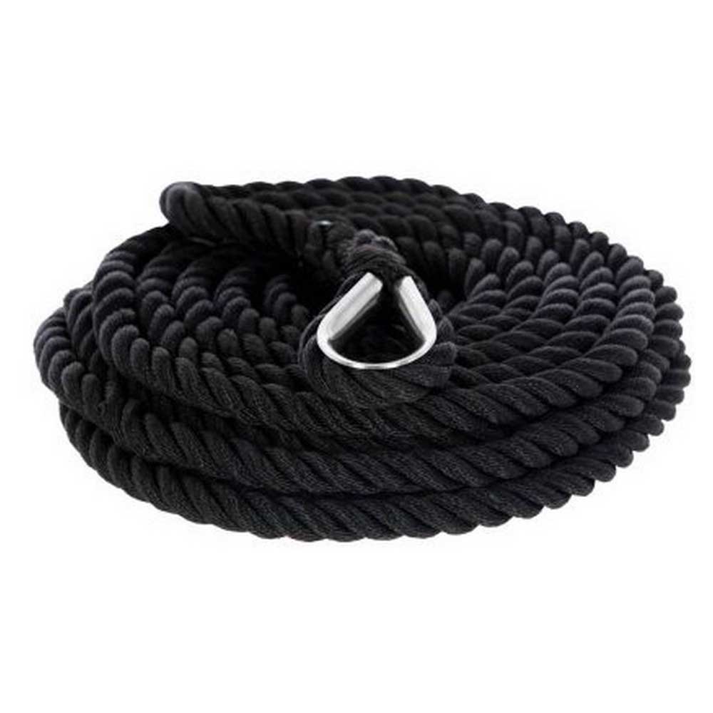 Plastimo 3 Strands Mooring Rope Kit With Thimble Eye 30 M Schwarz 12 mm von Plastimo