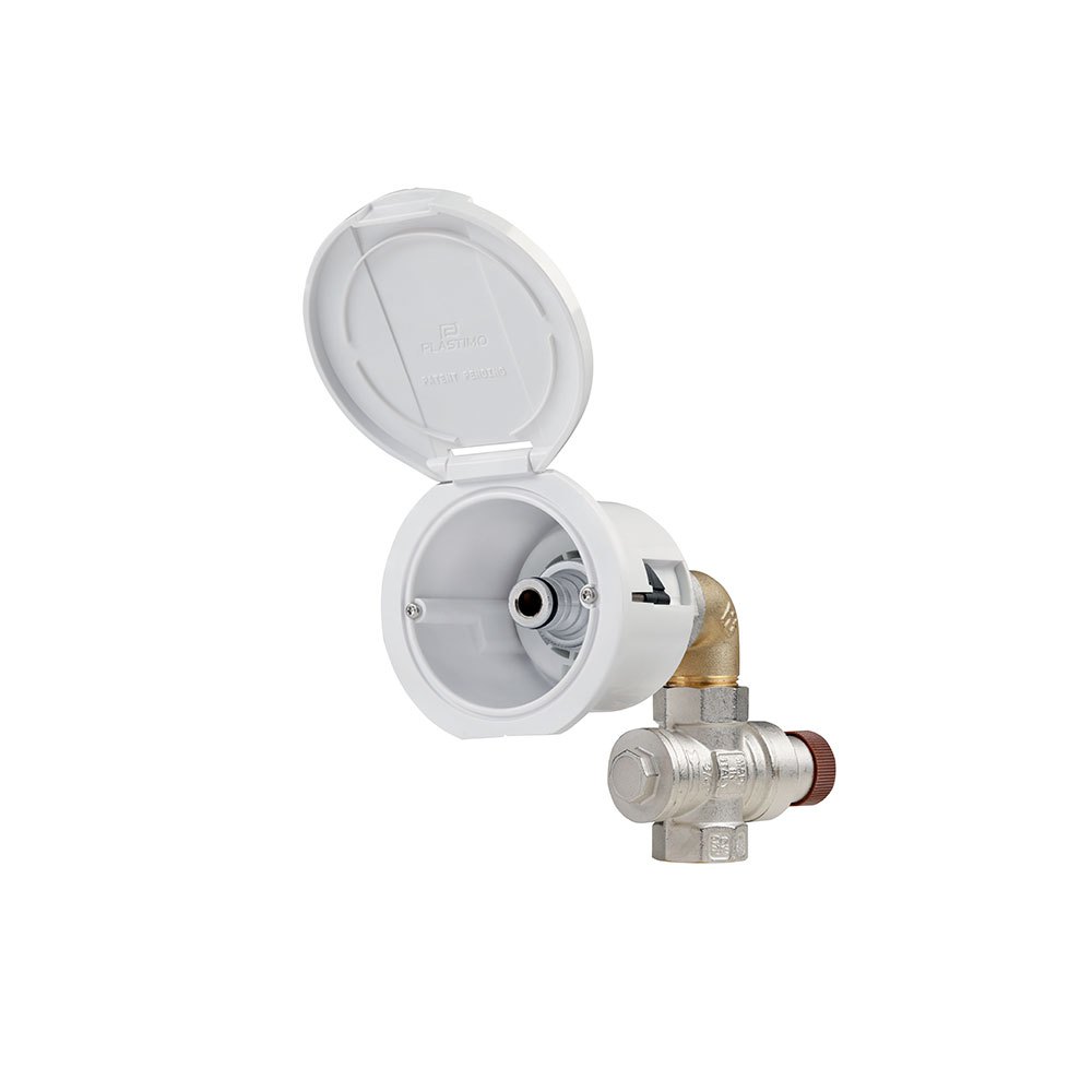 Plastimo Chromed Water Inlet Square Straight Cover Durchsichtig Plastimo Chromed Water Inlet Square Straight Cover Durchsichtig von Plastimo
