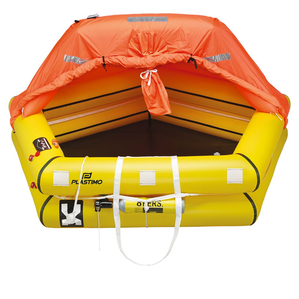 Plastimo Coastal Iso T2 Valise 52376 Liferaft Gelb 8 Places von Plastimo