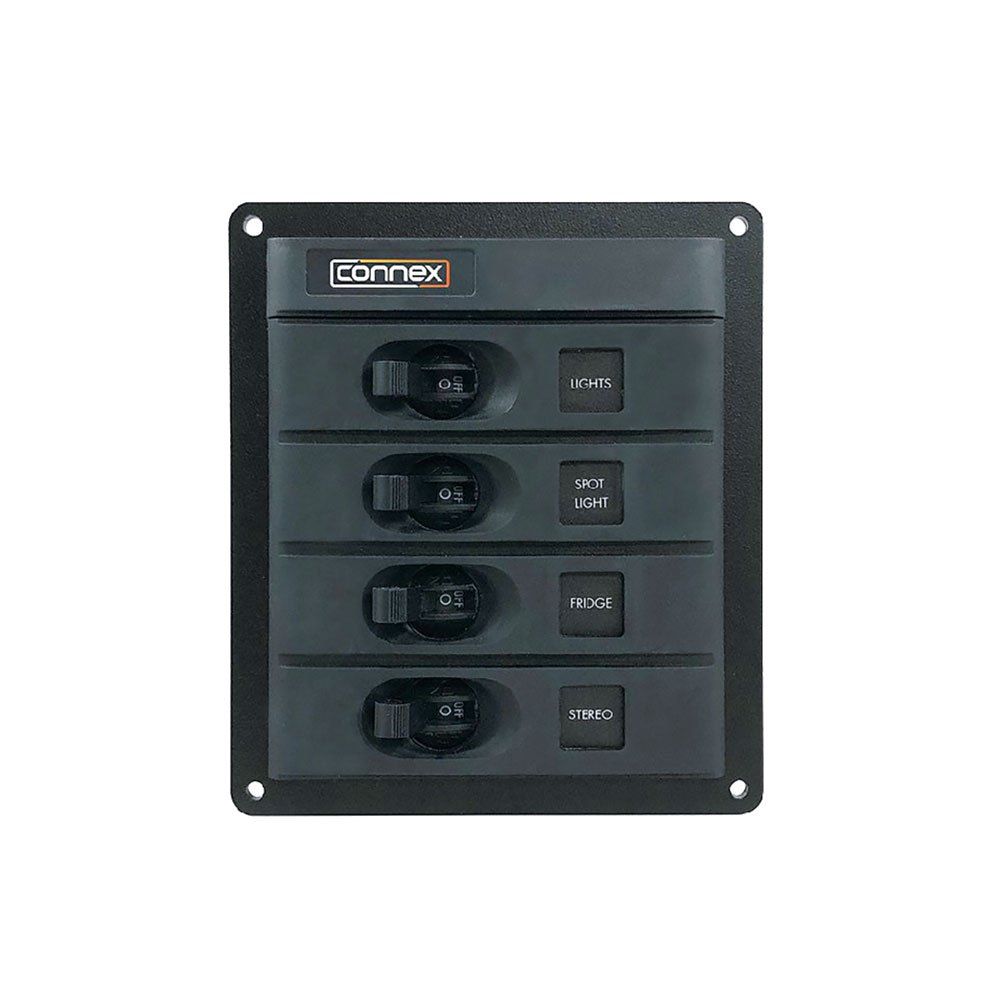 Plastimo Connex Watertight Electrical Panel 4 Circuit Breakers Silber Plastimo Connex Watertight Electrical Panel 4 Circuit Breakers Silber von Plastimo