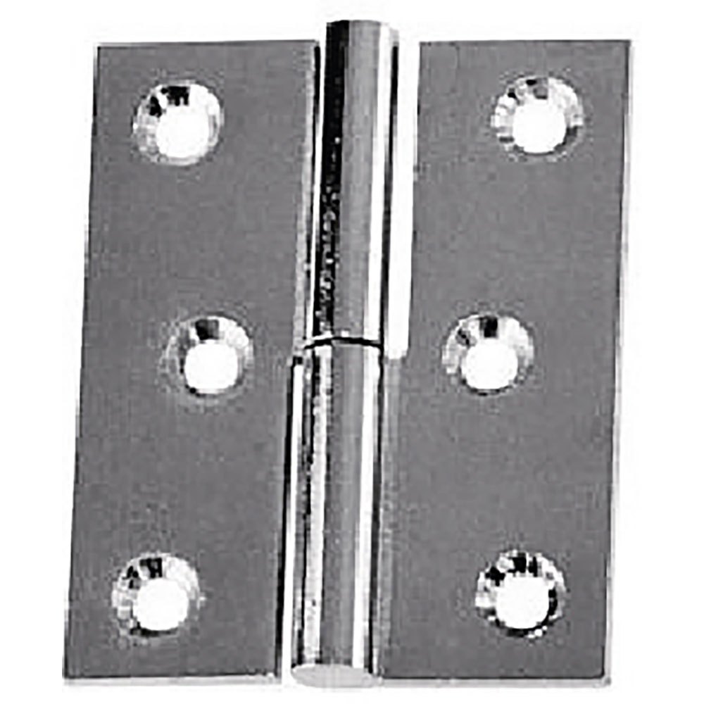 Plastimo Gau Chromed Brass Left Hinge Silber 70 x 45 mm von Plastimo