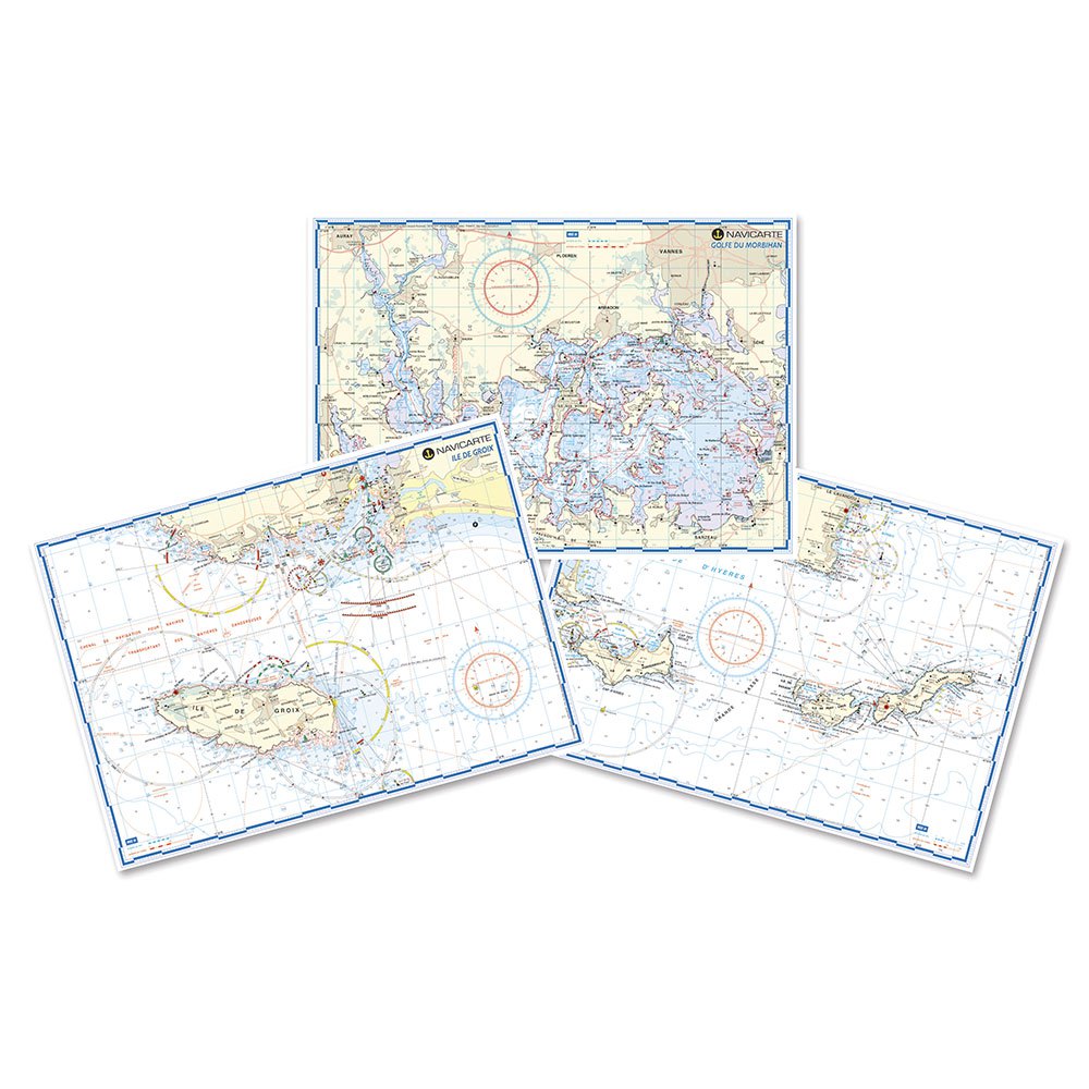 Plastimo Gulf Of Morbihan Marine Chart Beige von Plastimo