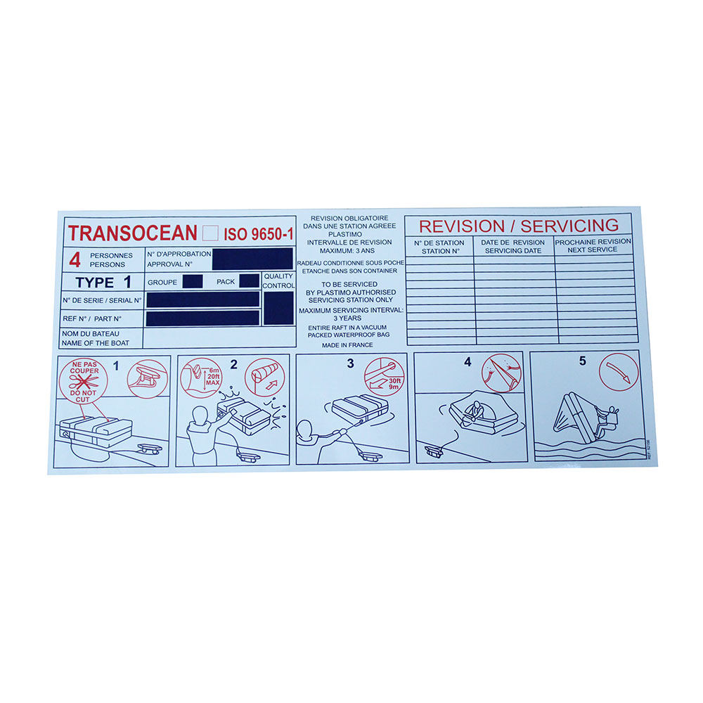 Plastimo Isaf 4p Tag Durchsichtig Plastimo Isaf 4p Tag Durchsichtig von Plastimo