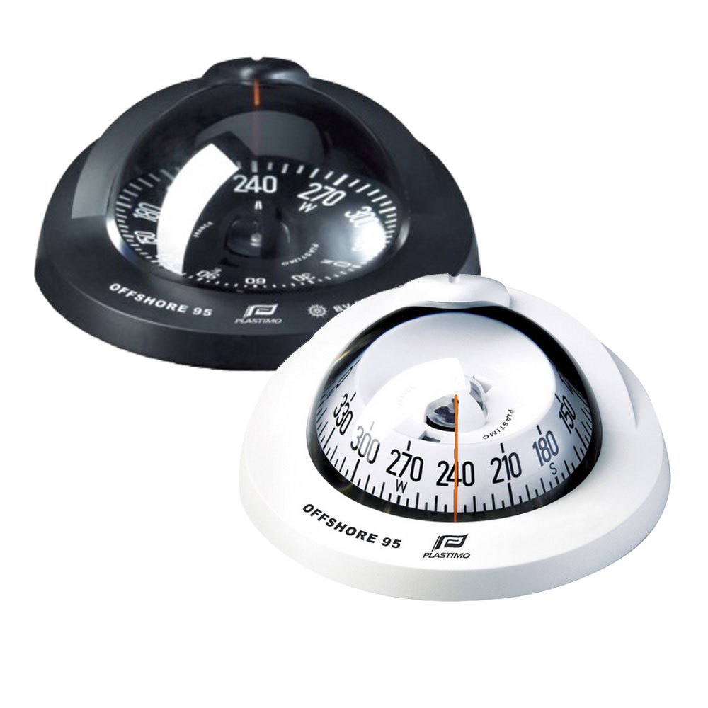 Plastimo Offshore 95 Compass With Black Flat Card Silber 128 x 111 mm Plastimo Offshore 95 Compass With Black Flat Card Silber 128 x 111 mm von Plastimo