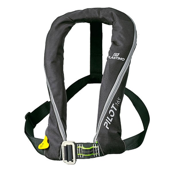 Plastimo Pilot 165n Automatic Inflatable Lifejacket With Safety Belt Schwarz von Plastimo