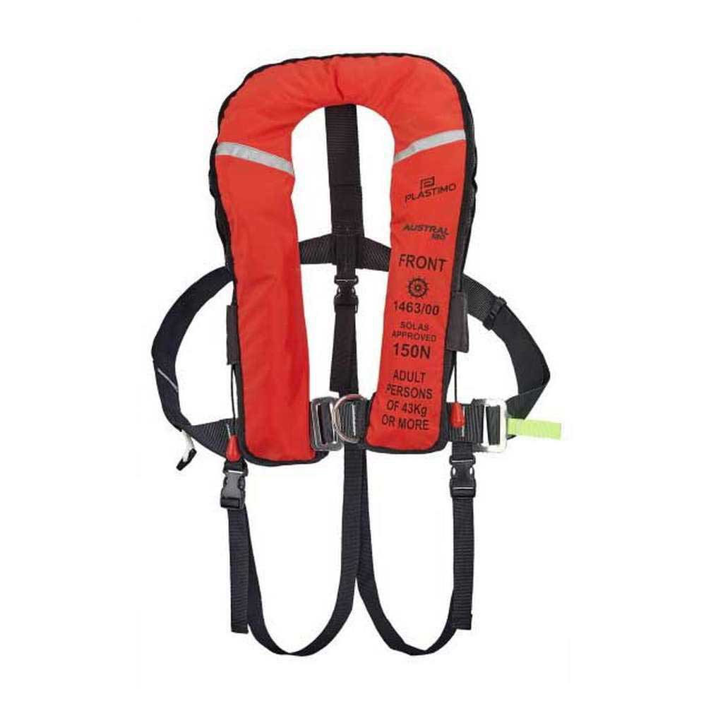 Plastimo Solas Austral 180 Harness Automatic Life Jacket Orange >43 kg Plastimo Solas Austral 180 Harness Automatic Life Jacket Orange >43 kg von Plastimo