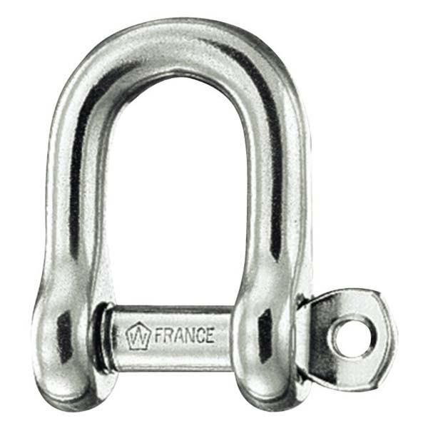 Plastimo Straight Self Locking Shackle Silber 6 mm von Plastimo