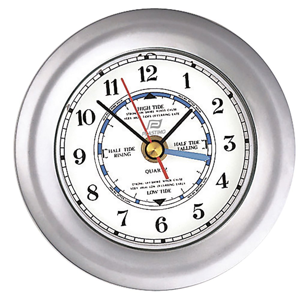 Plastimo Tidal Chrome Clock Silber 4´´ Plastimo Tidal Chrome Clock Silber 4´´ von Plastimo