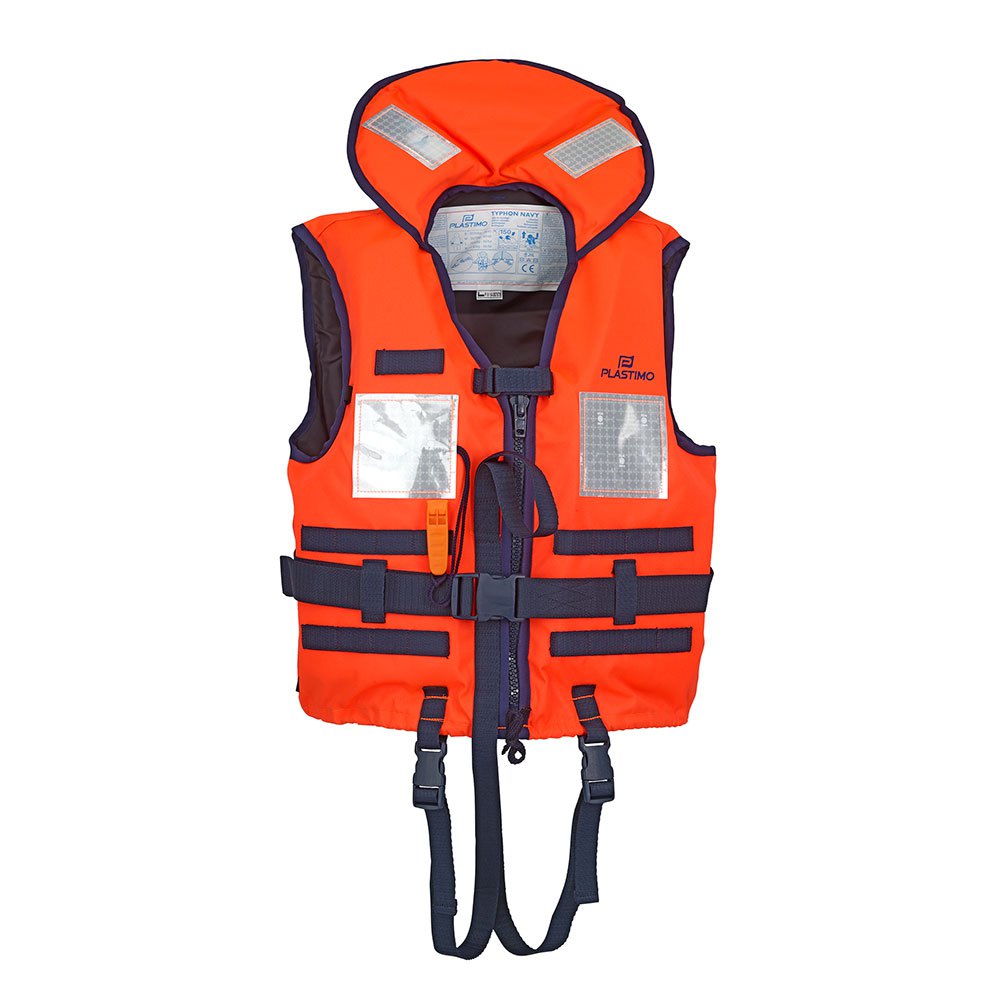 Plastimo Typhoon Navy 150n S T1 Life Jacket Orange 30-50 kg von Plastimo