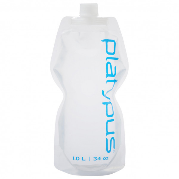 Platypus - SoftBottle with Closure Cap - Trinkflasche Gr 1 l weiß von Platypus