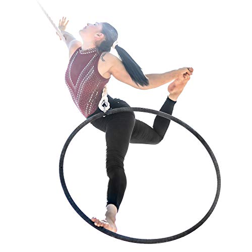 Play Juggling - Aerial Hoop fit für Luftakrobatik und Aerobic - Durchmesser 85 bis 110 cm - Befestigungsarten: Platte, Haken, Gurt, Balken, Decke - Geeignet für Aerobic, Lyra, Yoga, Akrobatik Play Juggling - Aerial Hoop fit für Luftakrobatik und Aerobic - Durchmesser 85 bis 110 cm - Befestigungsarten: Platte, Haken, Gurt, Balken, Decke - Geeignet für Aerobic, Lyra, Yoga, Akrobatik von Play Juggling