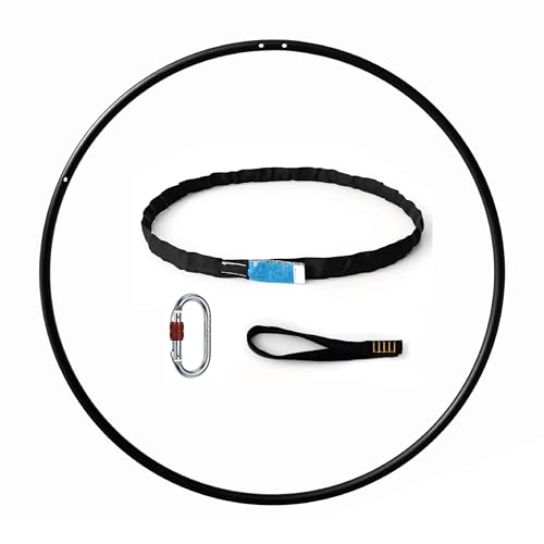 Play Juggling - Aerial Hoop fit für Luftakrobatik und Aerobic - Durchmesser 85 bis 110 cm - Befestigungsarten: Platte, Haken, Gurt, Balken, Decke - Geeignet für Aerobic, Lyra, Yoga, Akrobatik Play Juggling - Aerial Hoop fit für Luftakrobatik und Aerobic - Durchmesser 85 bis 110 cm - Befestigungsarten: Platte, Haken, Gurt, Balken, Decke - Geeignet für Aerobic, Lyra, Yoga, Akrobatik von Play Juggling