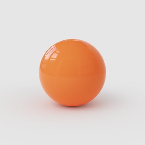 Play Juggling - Balle de jonglage pour Jongleur Modèle Contact Stage Ball - Couleurs UV (80mm (150gr) - Orange von Play Juggling