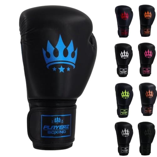 Playerz Element Erwachsene Boxhandschuhe - Premium High Performance Trainingshandschuhe für Boxen, Muay Thai und Kickboxen - Überlegener Komfort und Schutz für Männer und Frauen von Playerz Boxing Est 2020