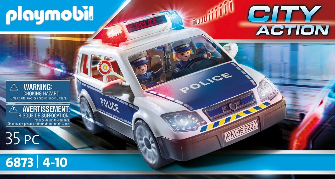 Playmobil® Konstruktions-Spielset Polizei-Einsatzwagen (6873), City Action, (35 St), Made in Germany von Playmobil®