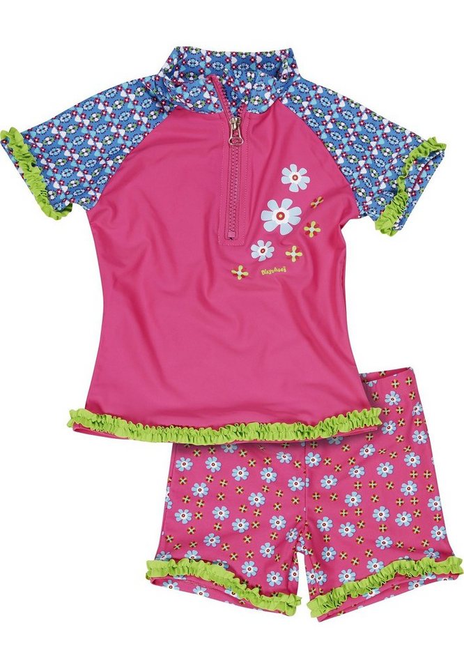 Playshoes Badeanzug UV-Schutz Bade-Set Blumen von Playshoes