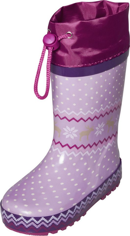 Playshoes Gummistiefel Gummistiefel Norweger gefüttert, lila, 22 Playshoes Gummistiefel Gummistiefel Norweger gefüttert, lila, 22 von Playshoes