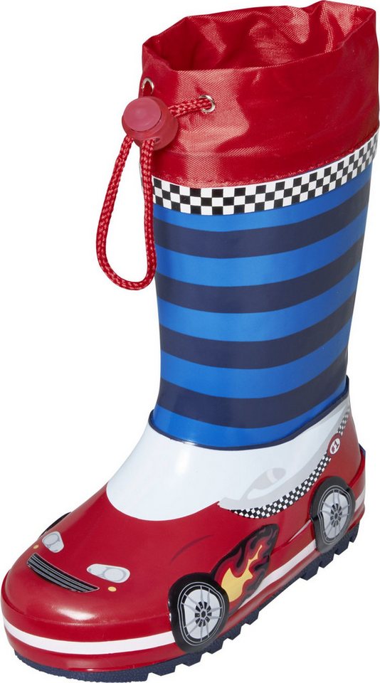 Playshoes Gummistiefel Gummistiefel Rennwagen, rot/blau, 31 Playshoes Gummistiefel Gummistiefel Rennwagen, rot/blau, 31 von Playshoes