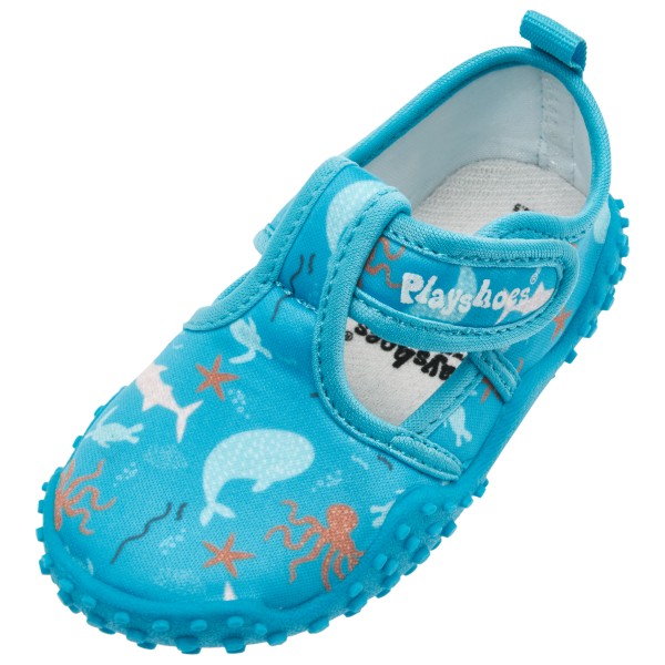 Playshoes - Kid's Aqua-Schuh Meerestiere - Wassersportschuhe Gr 20/21 blau/türkis von Playshoes