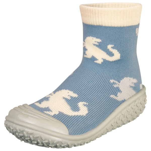 Playshoes - Kid's Aqua-Socke Dino Allover - Wassersportschuhe Gr 20/21;22/23;24/25;26/27;28/29 grau von Playshoes