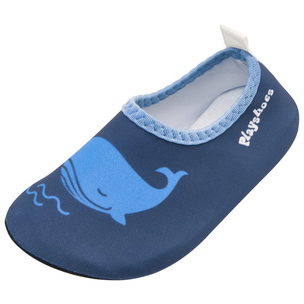 Playshoes - Kid's Barfuß-Schuh Wal - Wassersportschuhe Gr 18/19;20/21;28/29;30/31 blau von Playshoes