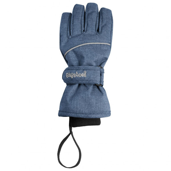 Playshoes - Kid's Finger-Handschuh - Handschuhe Gr 4-6 Years blau von Playshoes