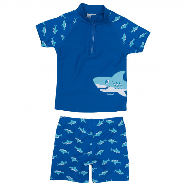 Playshoes - Kid's UV-Schutz Bade-Set Hai - Badehose Gr 122/128 blau von Playshoes