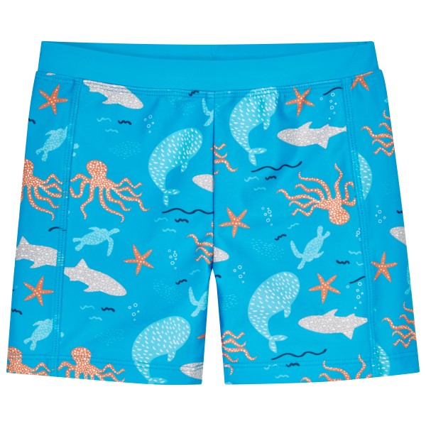 Playshoes - Kid's UV-Schutz Badeshorts Meerestiere - Badehose Gr 74/80 blau von Playshoes