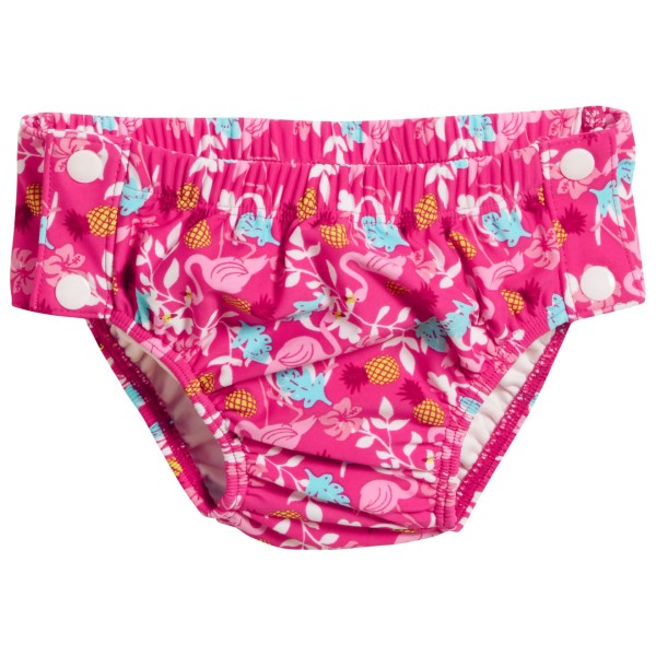 Playshoes - Kid's UV-Schutz Windelhose Flamingo Zum Knöpfen - Badehose Gr 74/80 rosa von Playshoes