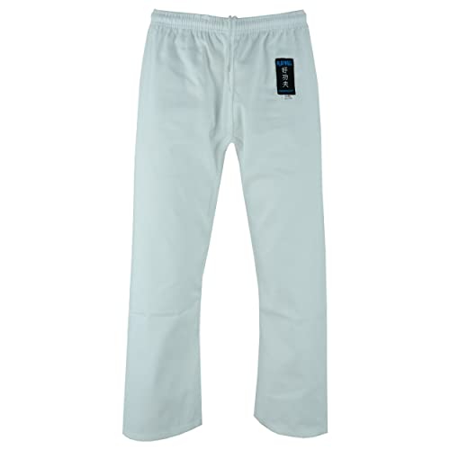 Playwell Karate-Hose, Weiß, Premium-Silber, 4/170 cm Playwell Karate-Hose, Weiß, Premium-Silber, 4/170 cm von Playwell