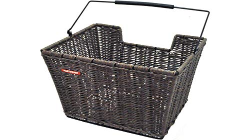 Pletscher Unisex – Erwachsene Rattan Fahrradkorb, braun, 1size Pletscher Unisex – Erwachsene Rattan Fahrradkorb, braun, 1size von Pletscher