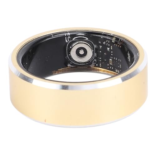 Smart Health Ring, Schrittzähler, 5.1 IP68 Wasserfester Schlafüberwachungs-Fitness-Tracker-Ring mit Kabelloser Ladehülle (11 Innendurchmesser 20,6 mm/0,81 Zoll) von Plyisty