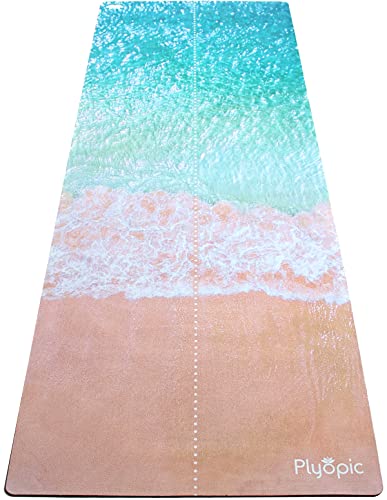 Plyopic All In One Hot Yoga Matte | Luxus Yogamatte mit integriertem Yoga Handtuch und Schweiß-Rutschfest Naturkautschuk | Ideal fur Hot Yoga, Bikram, Joga, Ashtanga Vinyasa, Fitness Plyopic All In One Hot Yoga Matte | Luxus Yogamatte mit integriertem Yoga Handtuch und Schweiß-Rutschfest Naturkautschuk | Ideal fur Hot Yoga, Bikram, Joga, Ashtanga Vinyasa, Fitness von Plyopic