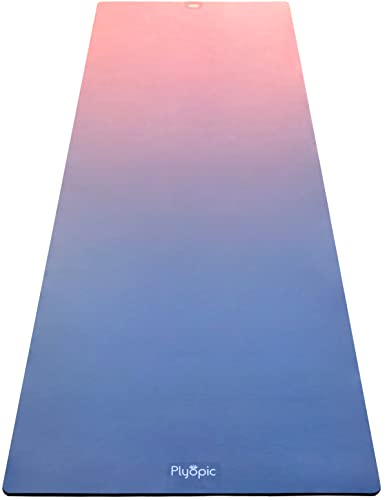 Plyopic All In One Yoga-Matte – Gebaut zum Schwitzen - Für Yoga, Hot Yoga, Bikram, Ashtanga Vinyasa & Schweißtreibende Training - Schweiß-Griff-Gewebe und Naturkautschuk (180 x 65cm) von Plyopic