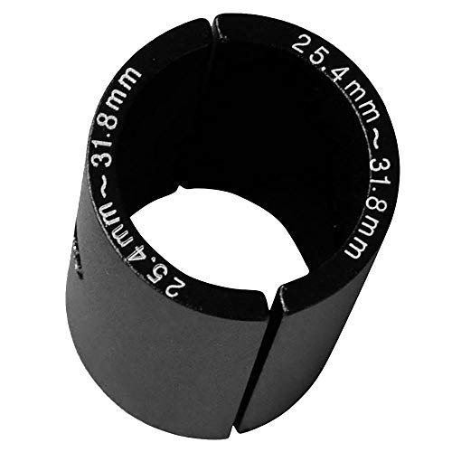 Pmandgk Fahrrad Lenker Lenker Shim Abstandshalter Stiel ReduzierstüCk GrößE Reduzieren Buchse 25,4 Mm 31,8 Mm Lenker Bohrung Adapter Schwarz von Pmandgk