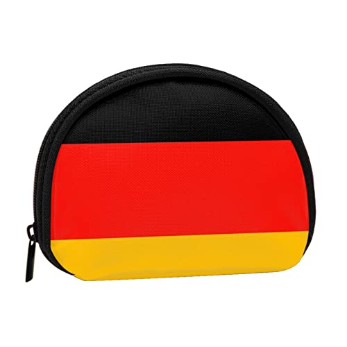 Pmnnerefaq Ladybug Mini-Münzgeldbörse mit Reißverschluss, Geldbeutel für Damen, Mädchen, Kinder, Deutschland Flagge, Einheitsgröße, Münztasche von Pmnnerefaq