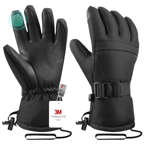 Pnosnesy Ski-Handschuhe, Winterhandschuhe, Schneehandschuhe, Ski- und Snowboardhandschuhe für kaltes Wetter, sowohl für Männer als auch für Frauen, geeignet für Eltern und Kinder Pnosnesy Ski-Handschuhe, Winterhandschuhe, Schneehandschuhe, Ski- und Snowboardhandschuhe für kaltes Wetter, sowohl für Männer als auch für Frauen, geeignet für Eltern und Kinder von Pnosnesy