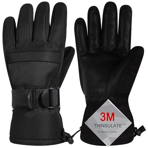 Pnosnesy Ski-Handschuhe, die wärmsten Wasserdichten und atmungsfreien Schnee-Handschuhe bei kaltem Wetter, sowohl für Männer als auch für Frauen, geeignet für Eltern und Kinder im Freien Pnosnesy Ski-Handschuhe, die wärmsten Wasserdichten und atmungsfreien Schnee-Handschuhe bei kaltem Wetter, sowohl für Männer als auch für Frauen, geeignet für Eltern und Kinder im Freien von Pnosnesy