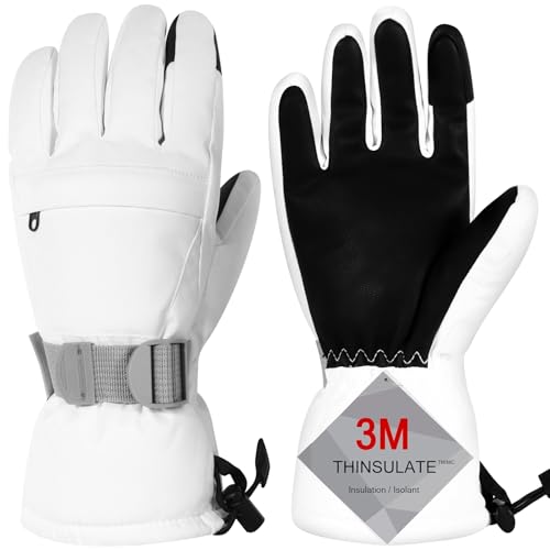 Pnosnesy Ski-Handschuhe, die wärmsten Wasserdichten und atmungsfreien Schnee-Handschuhe bei kaltem Wetter, sowohl für Männer als auch für Frauen, geeignet für Eltern und Kinder im Freien Pnosnesy Ski-Handschuhe, die wärmsten Wasserdichten und atmungsfreien Schnee-Handschuhe bei kaltem Wetter, sowohl für Männer als auch für Frauen, geeignet für Eltern und Kinder im Freien von Pnosnesy