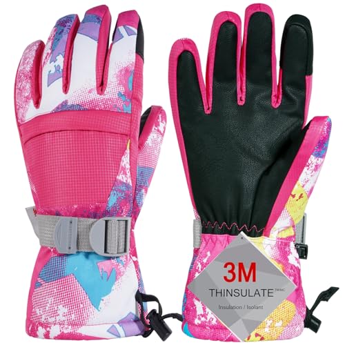 Pnosnesy Ski-Handschuhe, die wärmsten Wasserdichten und atmungsfreien Schnee-Handschuhe bei kaltem Wetter, sowohl für Männer als auch für Frauen, geeignet für Eltern und Kinder im Freien Pnosnesy Ski-Handschuhe, die wärmsten Wasserdichten und atmungsfreien Schnee-Handschuhe bei kaltem Wetter, sowohl für Männer als auch für Frauen, geeignet für Eltern und Kinder im Freien von Pnosnesy