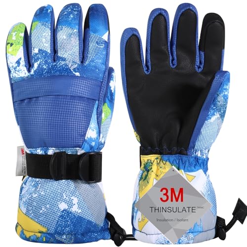 Pnosnesy Ski-Handschuhe, die wärmsten Wasserdichten und atmungsfreien Schnee-Handschuhe bei kaltem Wetter, sowohl für Männer als auch für Frauen, geeignet für Eltern und Kinder im Freien Pnosnesy Ski-Handschuhe, die wärmsten Wasserdichten und atmungsfreien Schnee-Handschuhe bei kaltem Wetter, sowohl für Männer als auch für Frauen, geeignet für Eltern und Kinder im Freien von Pnosnesy