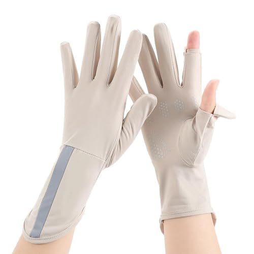 Pnuokn Modische Handschuhe für Männer und Frauen, Outdoor-Sport, Zwei-Finger-Handschuhe, Hot Day, Angeln, Radfahren, Angeln von Pnuokn