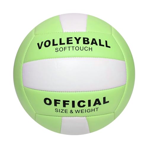 Wasserfeste Volleybälle für drinnen und draußen, offizielle Größe 5, Sport-Trainingsspiel, Spielball für Anfänger, Teenager, Trainingsgeräte von Pnuokn