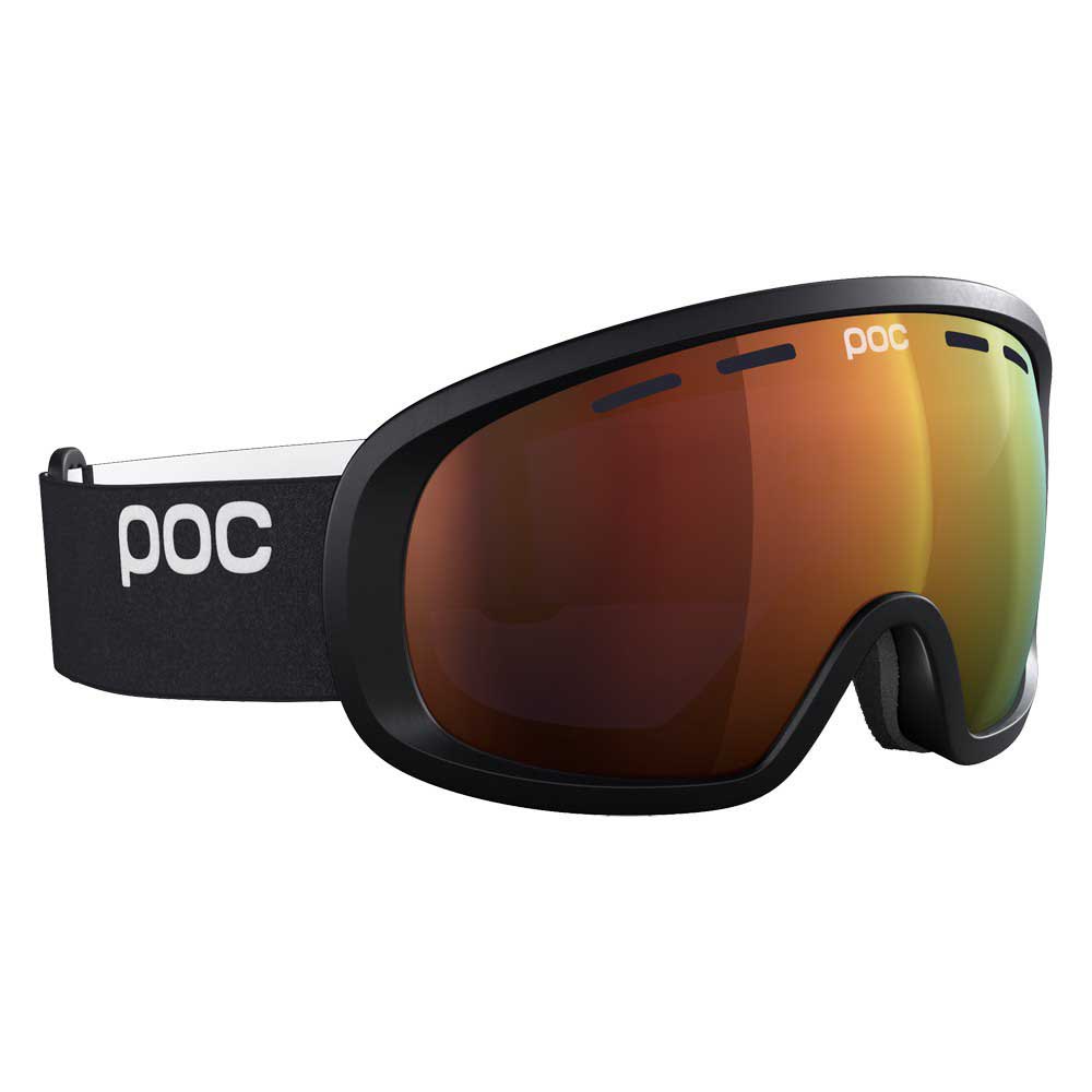 Poc Fovea Mid Race Ski Goggles Schwarz Partly Sunny Orange/CAT2 von Poc