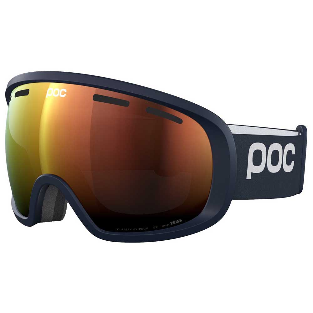 Poc Fovea Ski Goggles Blau Partly Sunny Orange/CAT2 von Poc