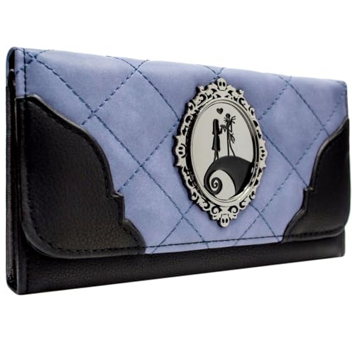 PocketGear TNBC Nightmare Before Ikonische Szene Christmas Jack & Sally Geldbörse Tri-Fold Münztasche & Kartenhalter, Lila PocketGear TNBC Nightmare Before Ikonische Szene Christmas Jack & Sally Geldbörse Tri-Fold Münztasche & Kartenhalter, Lila von PocketGear