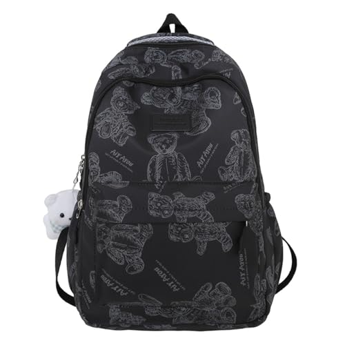 Damen Rucksack Mädchen Laptop Rucksack Schüler Schulrucksack Große Kapazität Reiserucksack Nylon Tagesrucksäcke Für Den Alltag von Pocoiau